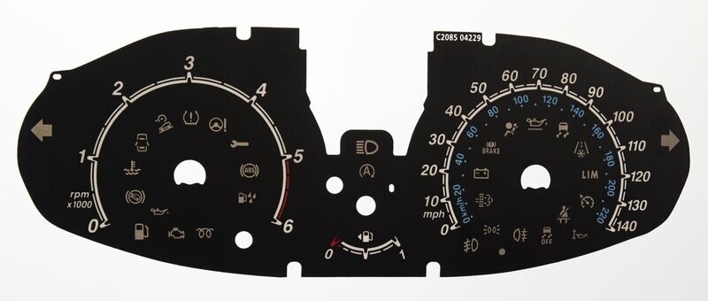 COURIER DIESEL MPH DIAL CONVERSION