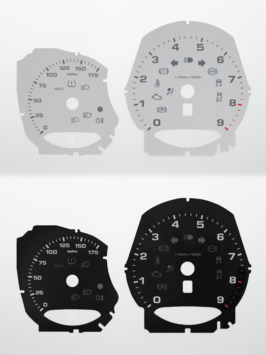 MACAN / PANAMERA / CAYENNE MPH DIAL CONVERSION