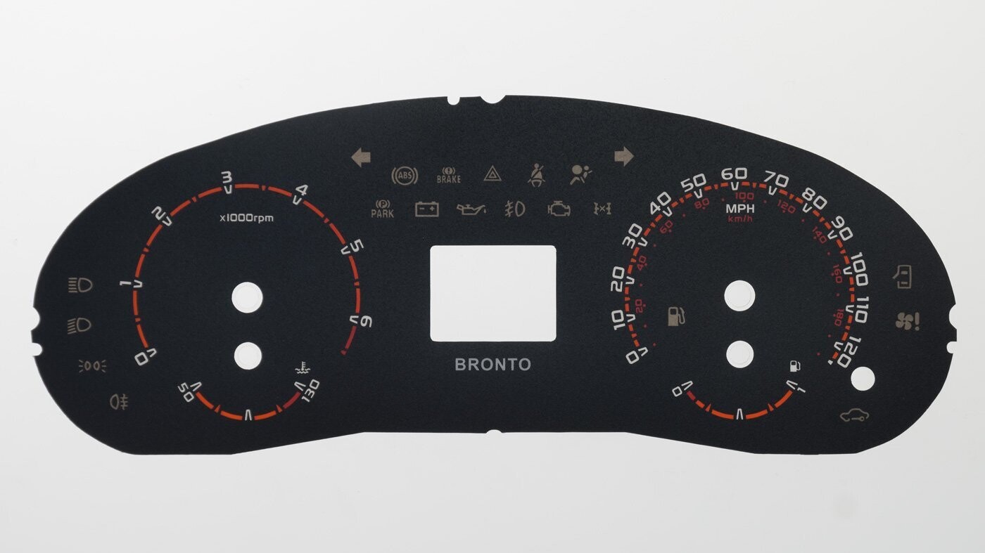 BRONTO MPH DIAL CONVERSION