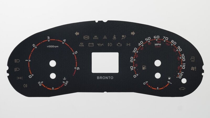 BRONTO MPH DIAL CONVERSION