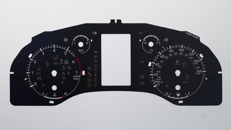 LANDCRUISER 300 MPH DIAL CONVERSION