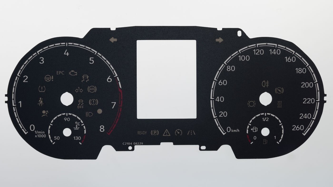 CADDY KMH DIAL CONVERSION