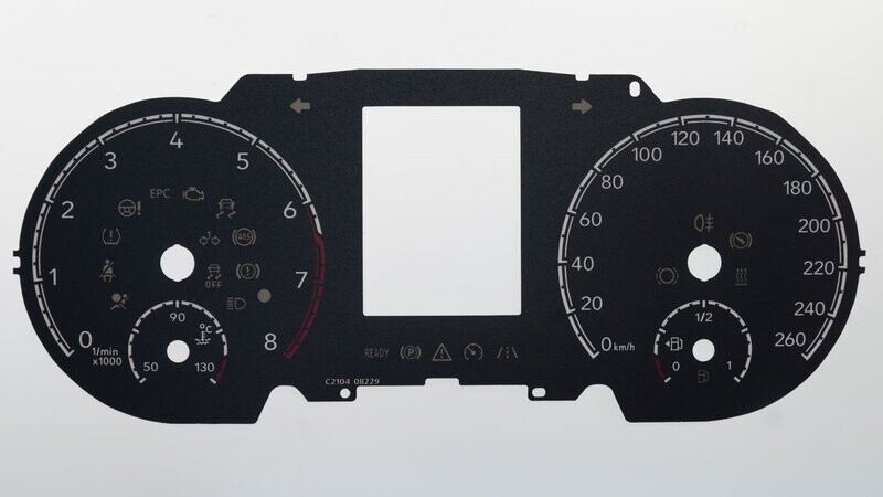 CADDY KMH DIAL CONVERSION