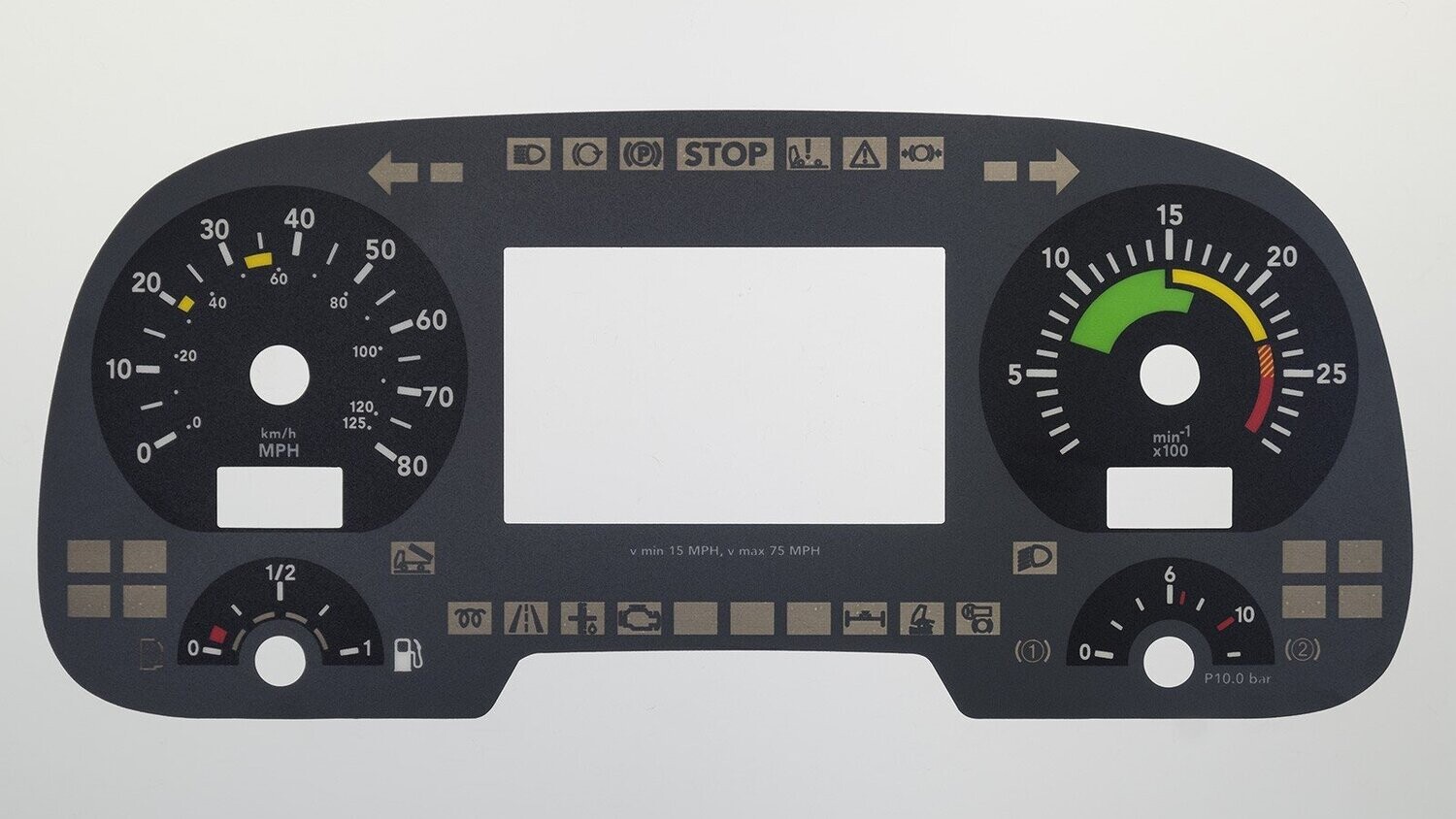 ACTROS MPH DIAL CONVERSION
