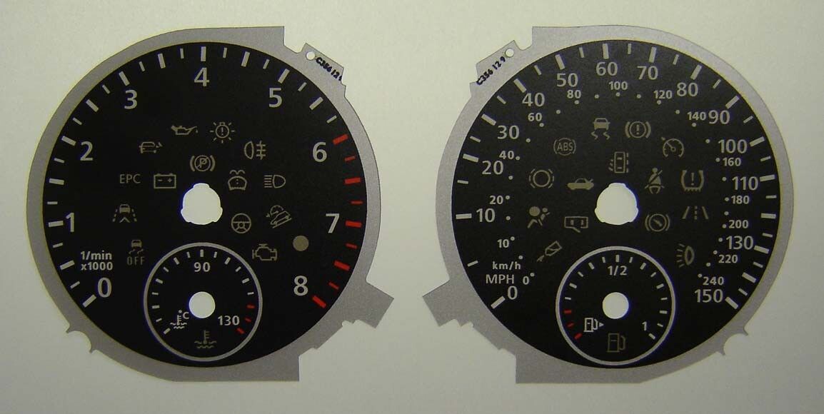 TIGUAN PETROL MPH DIAL CONVERSION
