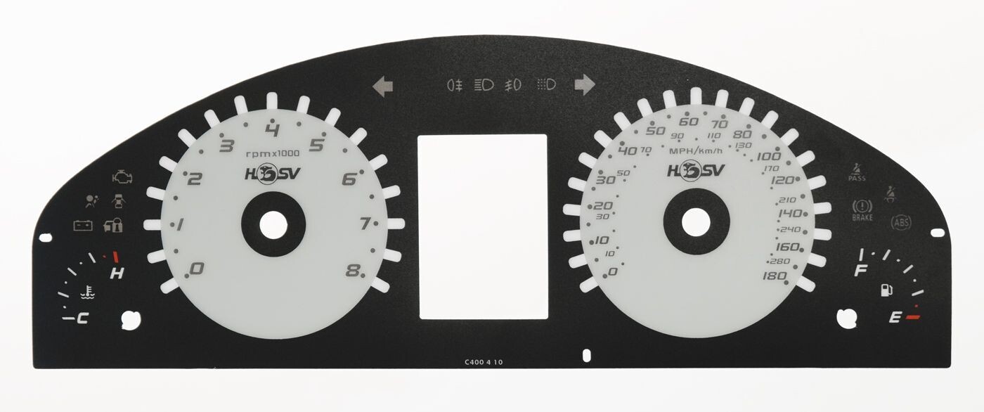 COMMODORE MPH DIAL CONVERSION