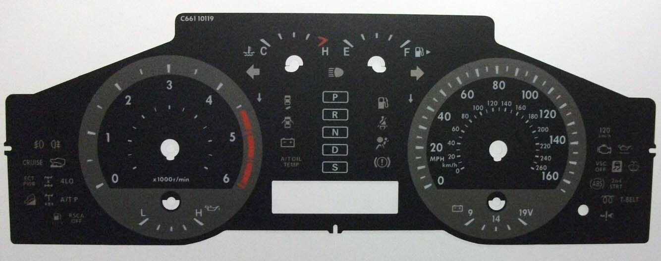 LANDCRUISER MPH DIAL CONVERSION