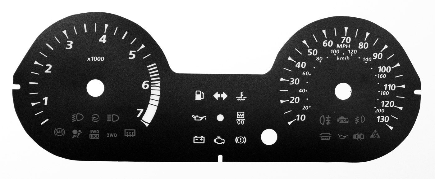 DACIA MPH DIAL CONVERSION