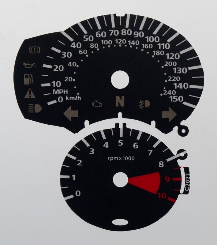 BMW F800 MPH DIAL CONVERSION