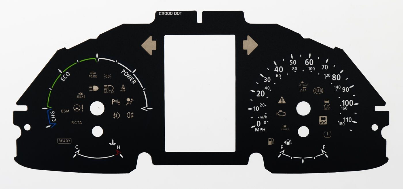 CH-R MPH DIAL CONVERSION