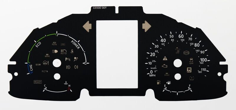 CH-R MPH DIAL CONVERSION