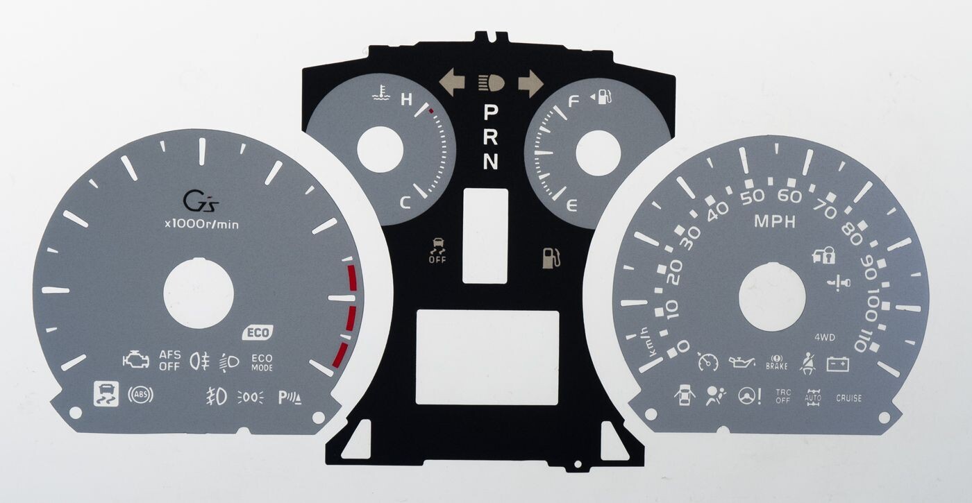 ALPHARD / VELLFIRE MPH DIAL CONVERSION