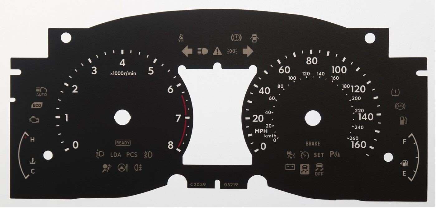 ES300 MPH DIAL CONVERSION
