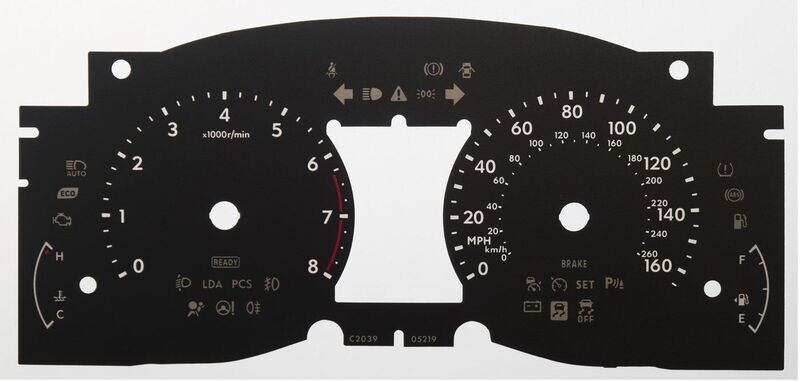 ES300 MPH DIAL CONVERSION