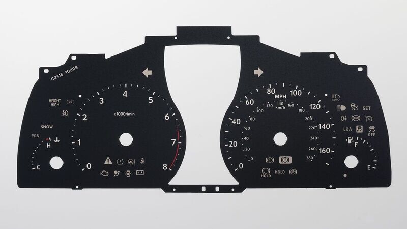 LS460 MPH DIAL CONVERSION