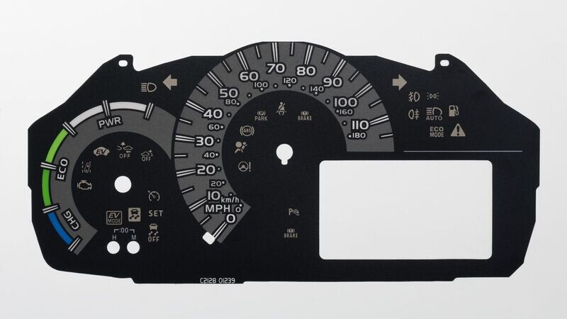 VITZ / YARIS HYBRID MPH DIAL CONVERSION