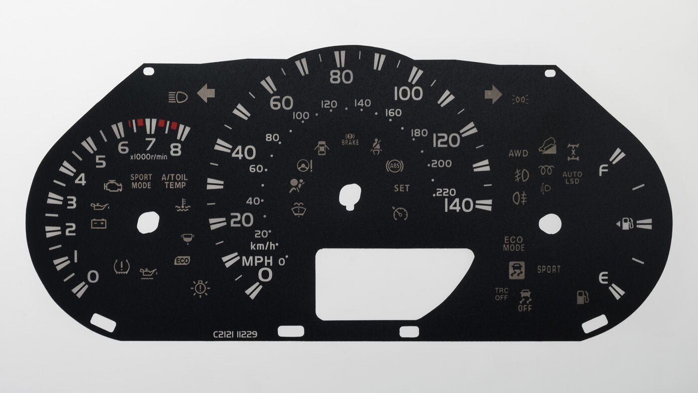RAV-4 MPH DIAL CONVERSION