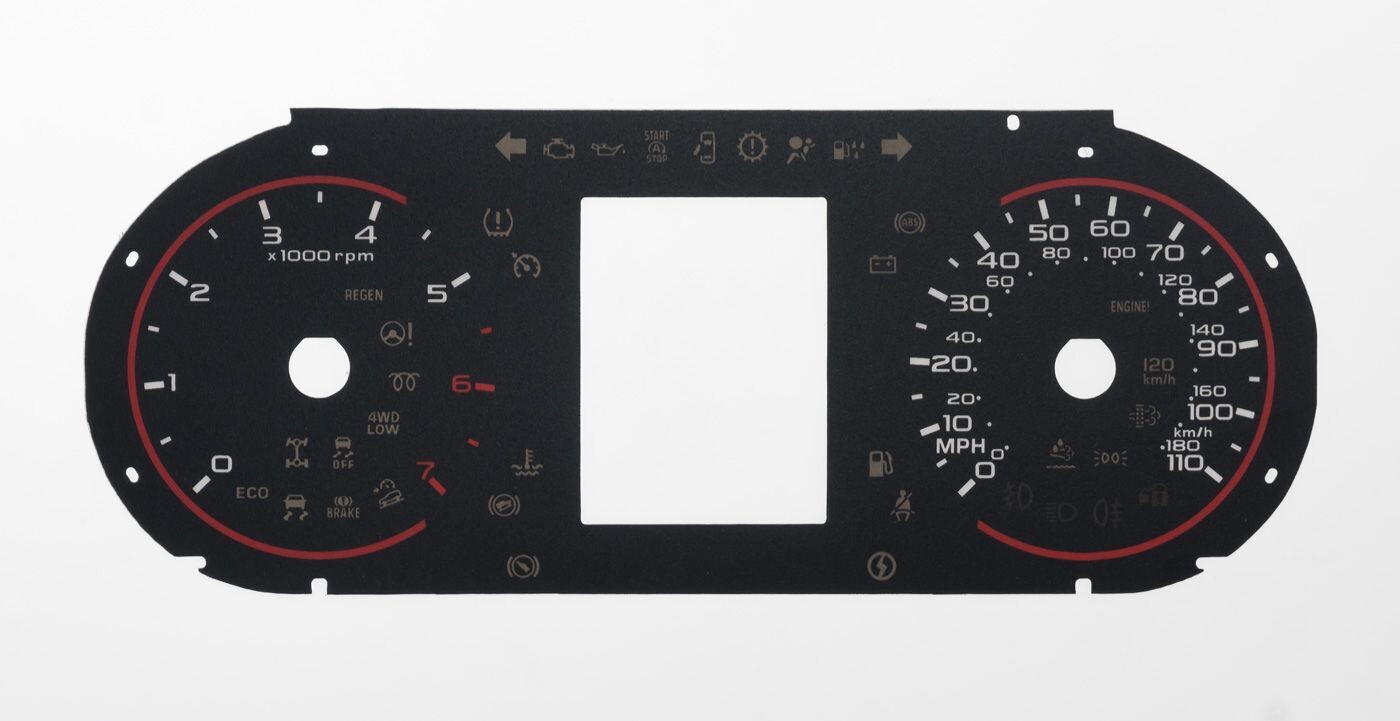 THAR MPH DIAL CONVERSION