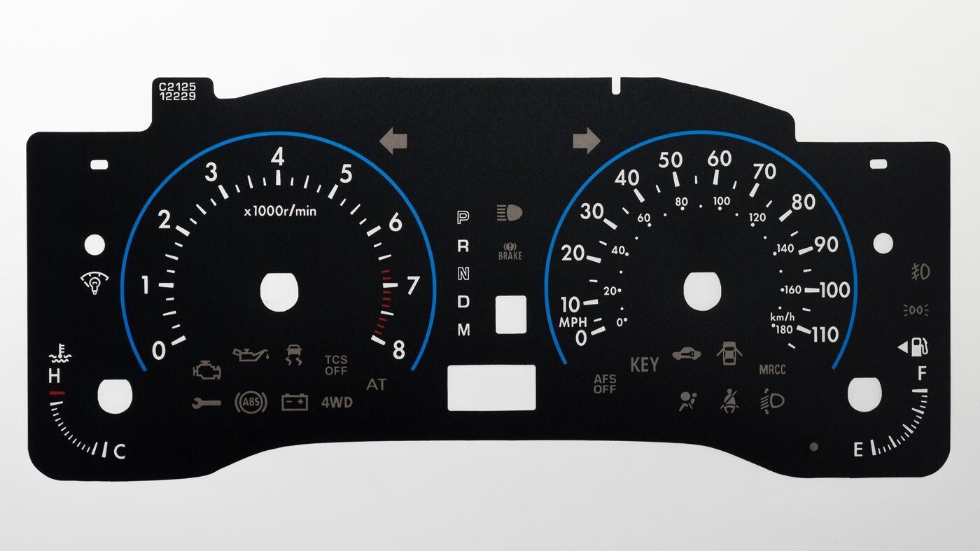MPV / 8 MPH DIAL CONVERSION