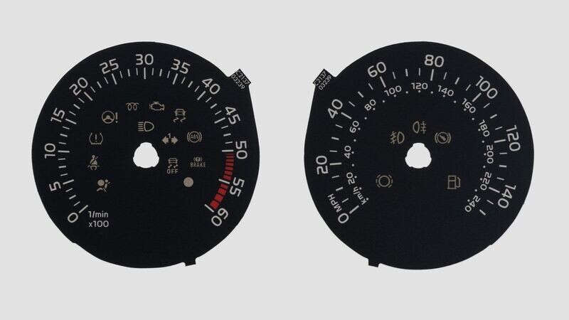 FABIA / ROOMSTER MPH DIAL CONVERSION