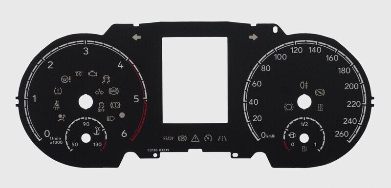 CADDY KMH DIAL CONVERSION