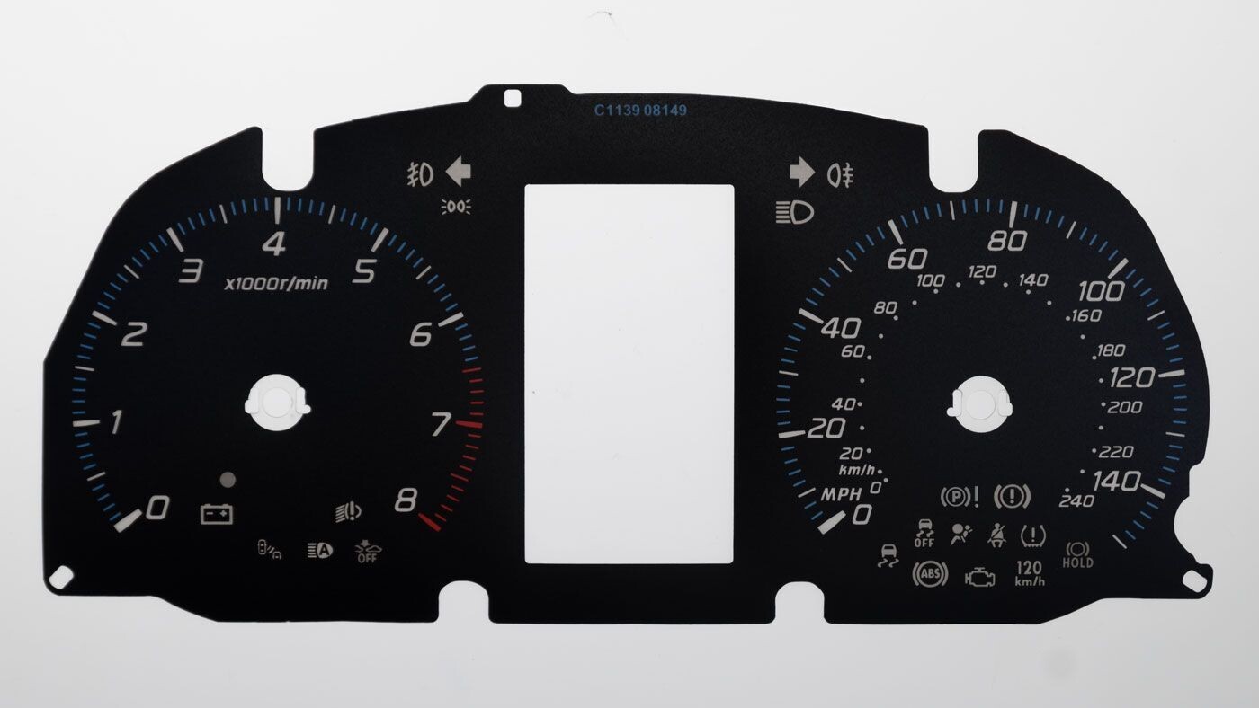 LANCER / OUTLANDER PETROL MPH DIAL CONVERSION