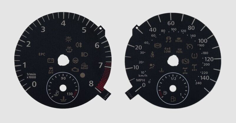 POLO / AMORAK MPH DIAL CONVERSION