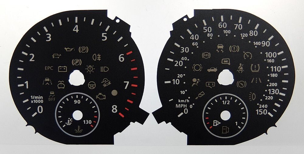 TIGUAN PETROL MPH DIAL CONVERSION