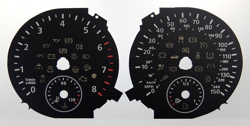 TIGUAN PETROL MPH DIAL CONVERSION