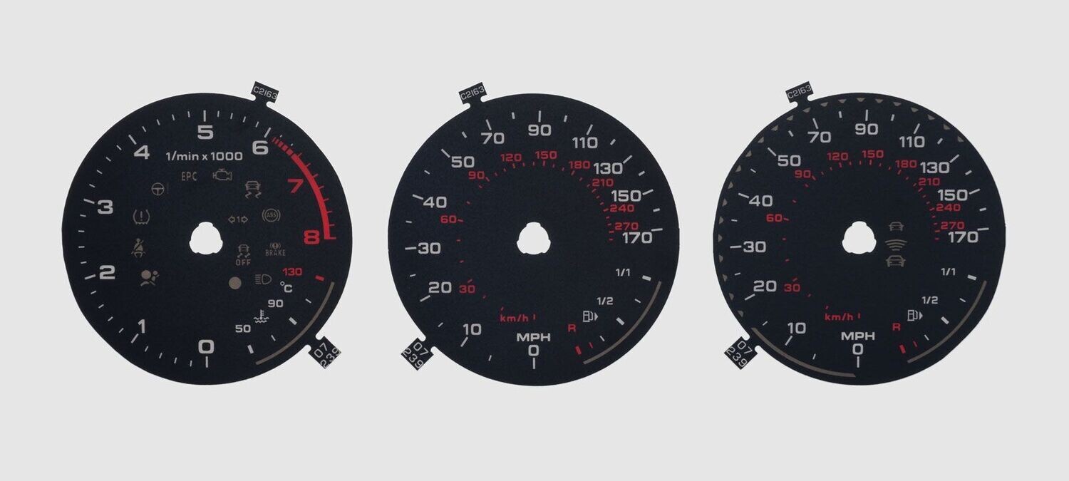 A3 / Q2 MPH DIAL CONVERSION KIT