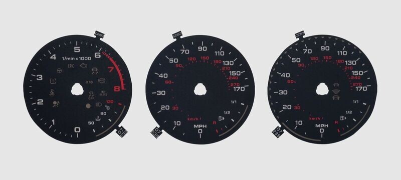 A3 / Q2 MPH DIAL CONVERSION KIT