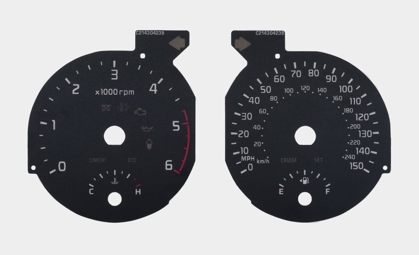 SEDONA MPH DIAL CONVERSION