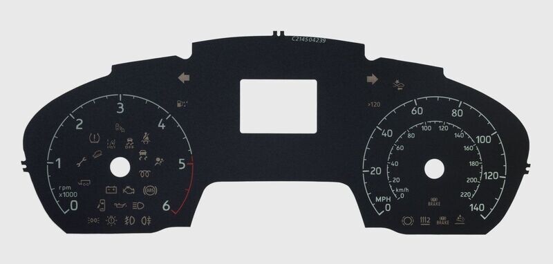 TRANSIT CONNECT MPH DIAL CONVERSION