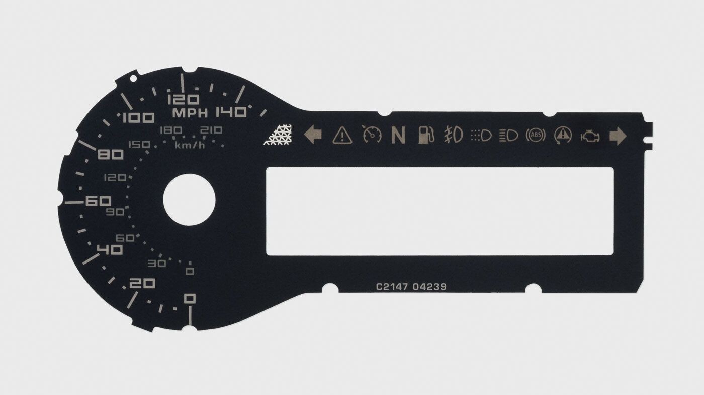 BMW R1200 / RS MPH DIAL CONVERSION