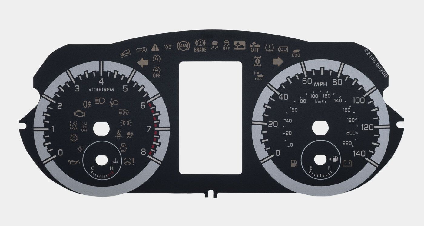 VITARA MPH DIAL CONVERSION