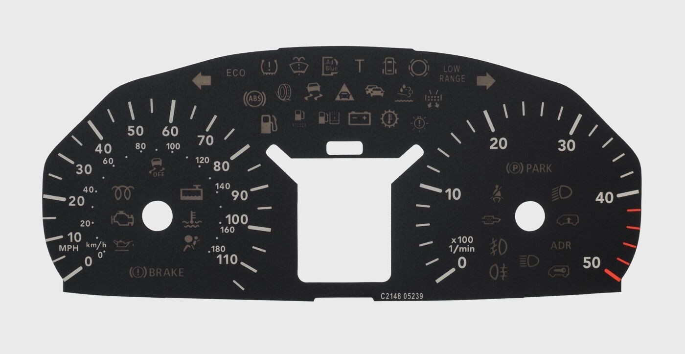 G-WAGEN MPH DIAL CONVERSION