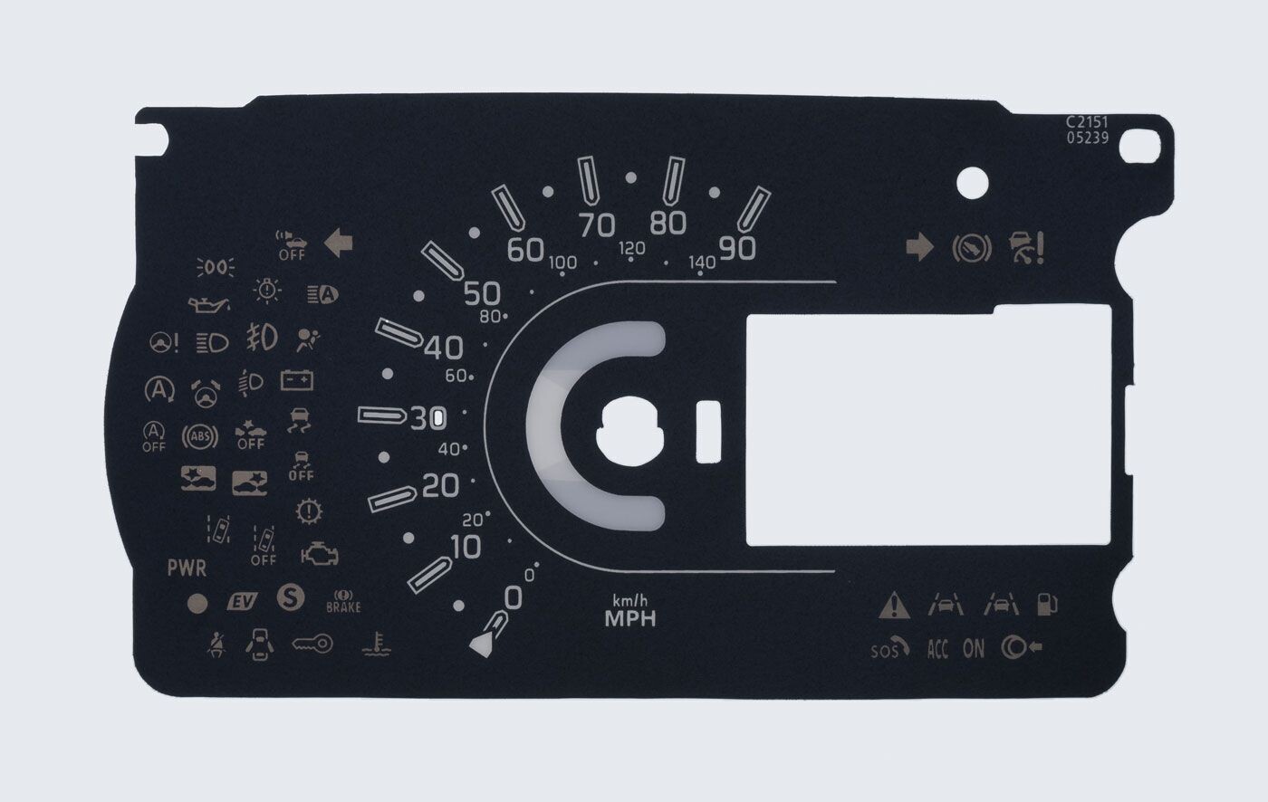 SPACIA MPH DIAL CONVERSION