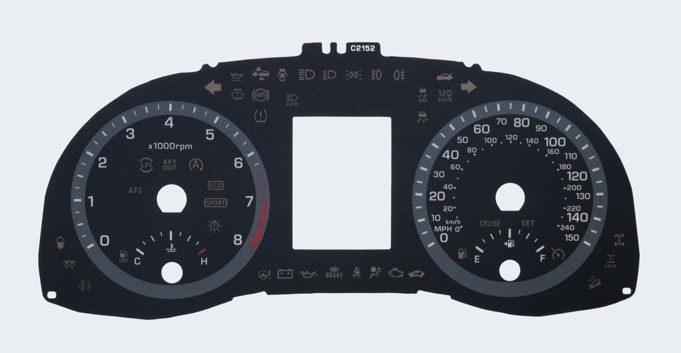ELANTRA MPH DIAL CONVERSION