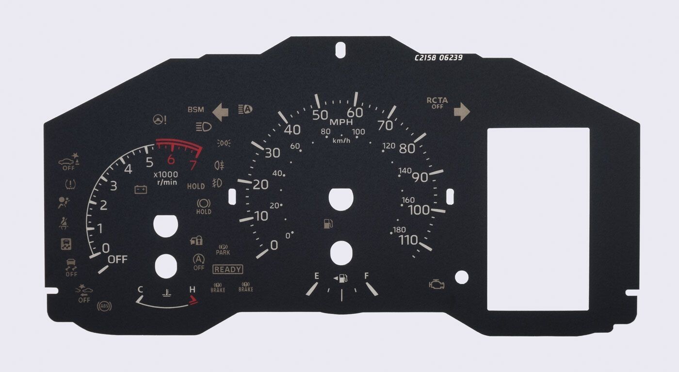 COROLLA MPH DIAL CONVERSION