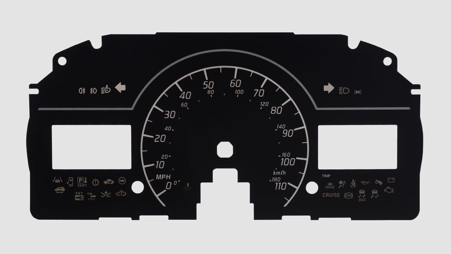 NOTE PETROL MPH DIAL CONVERSION