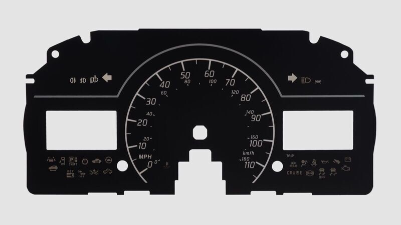 NOTE PETROL MPH DIAL CONVERSION