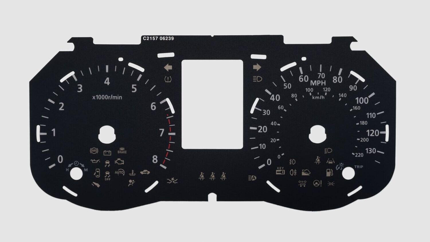 MICRA / MARCH MPH DIAL CONVERSION