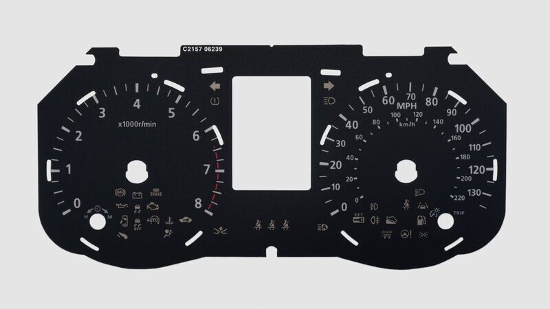 MICRA / MARCH MPH DIAL CONVERSION