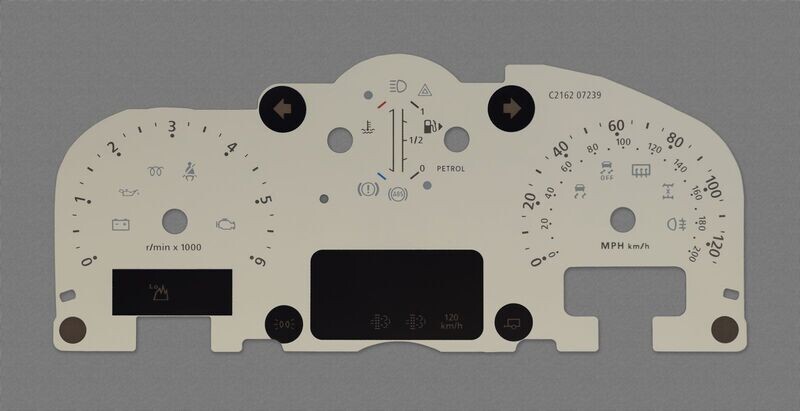 DEFENDER MPH DIAL CONVERSION