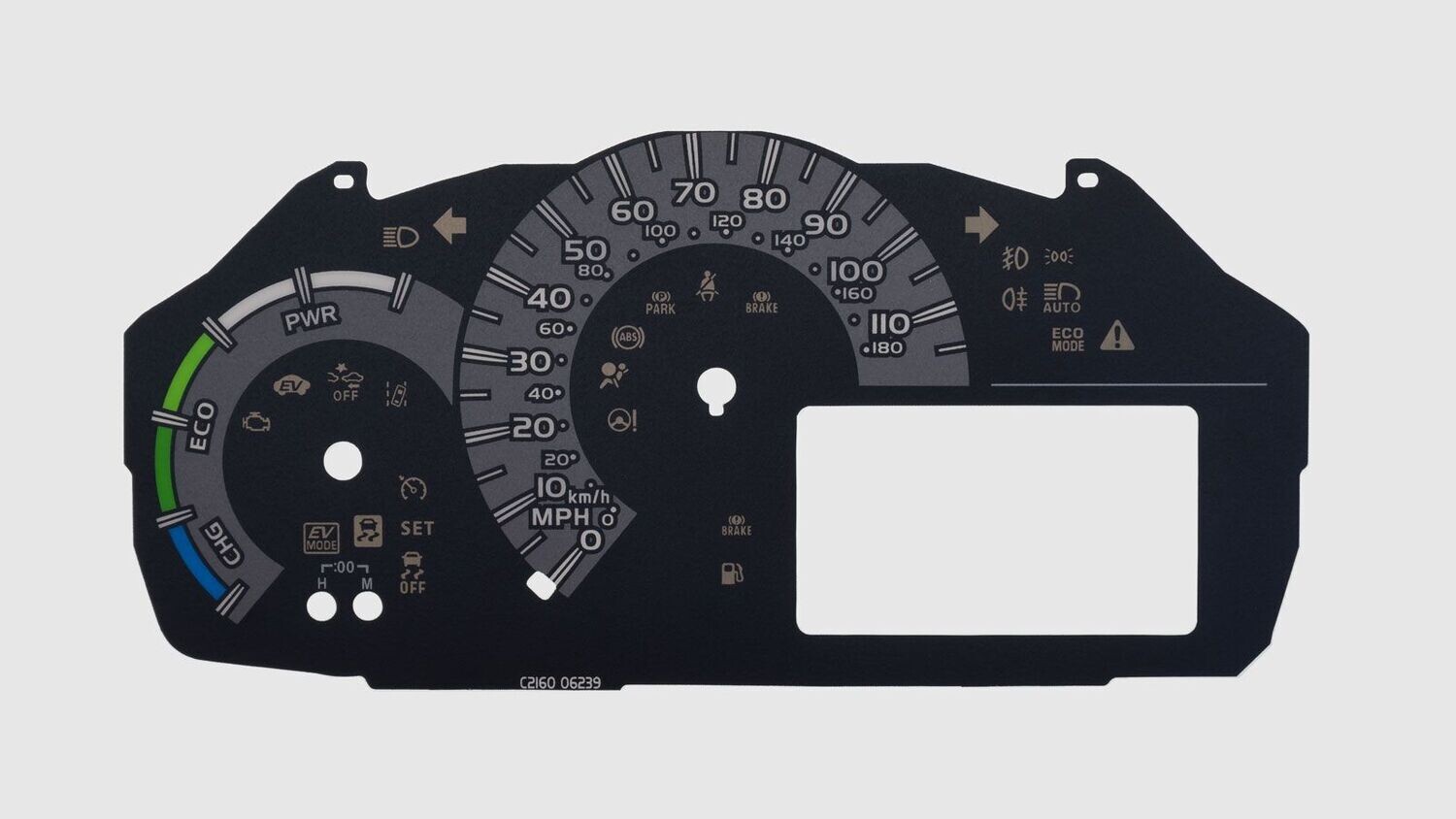 VITZ / YARIS HYBRID MPH DIAL CONVERSION