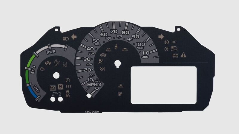 VITZ / YARIS HYBRID MPH DIAL CONVERSION