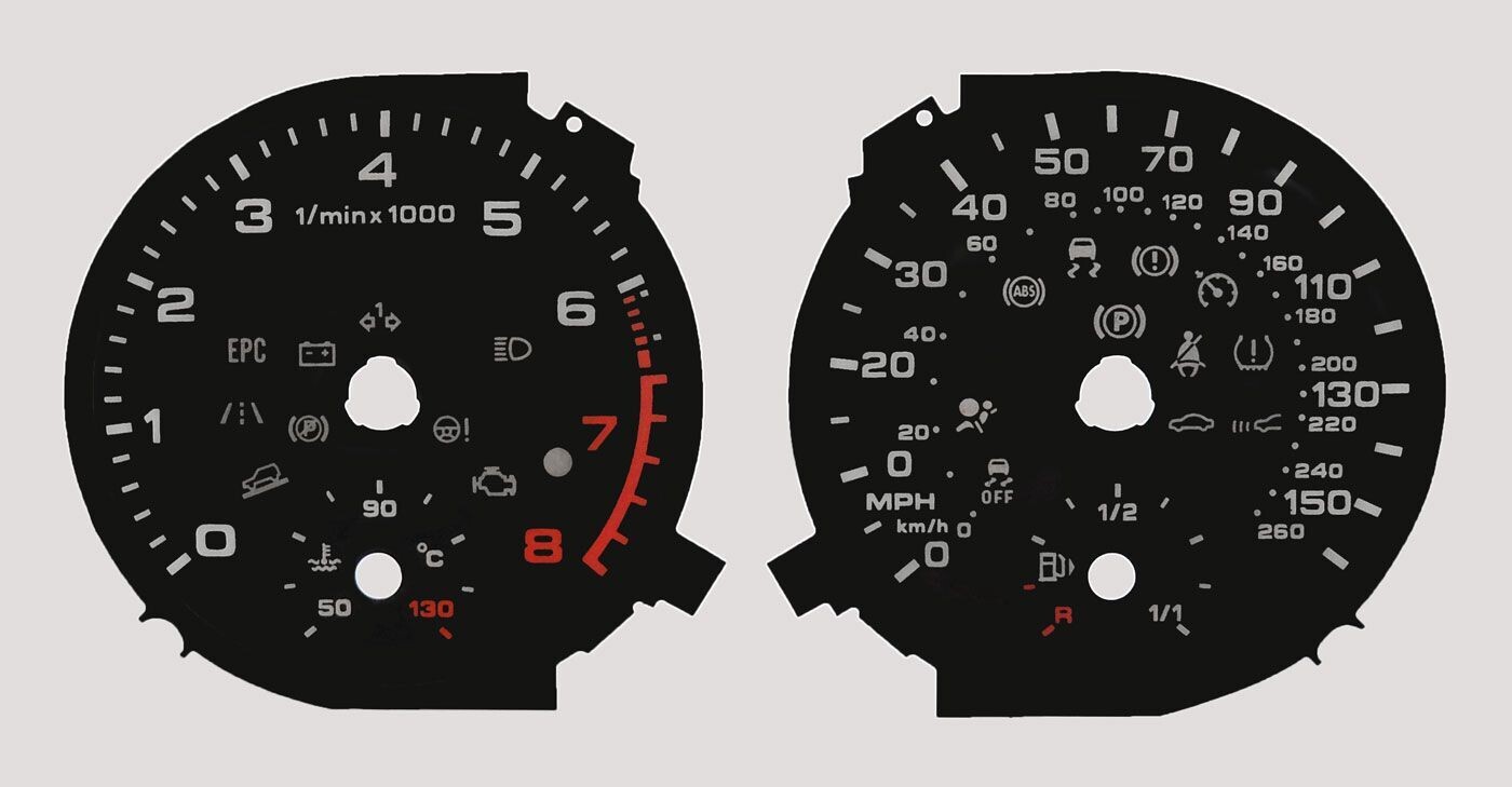Q3 KMH TO MPH DIAL CONVERSION KIT