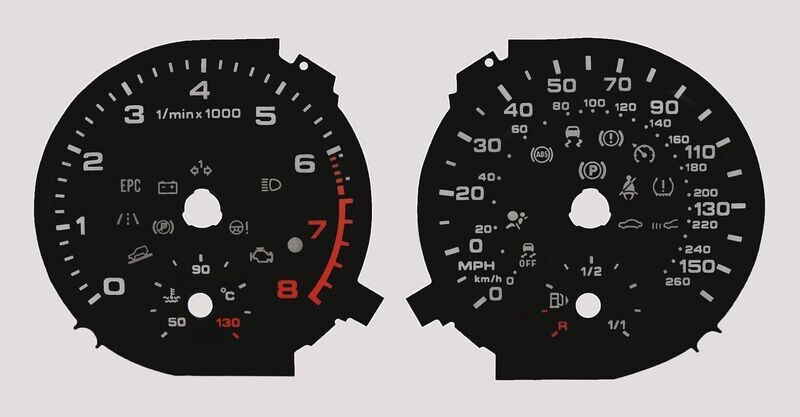 Q3 KMH TO MPH DIAL CONVERSION KIT