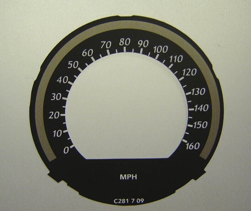 C / E-CLASS MPH DIAL CONVERSION