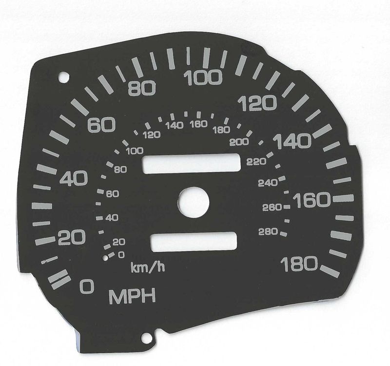 MR2 (SW20) MPH DIAL CONVERSION